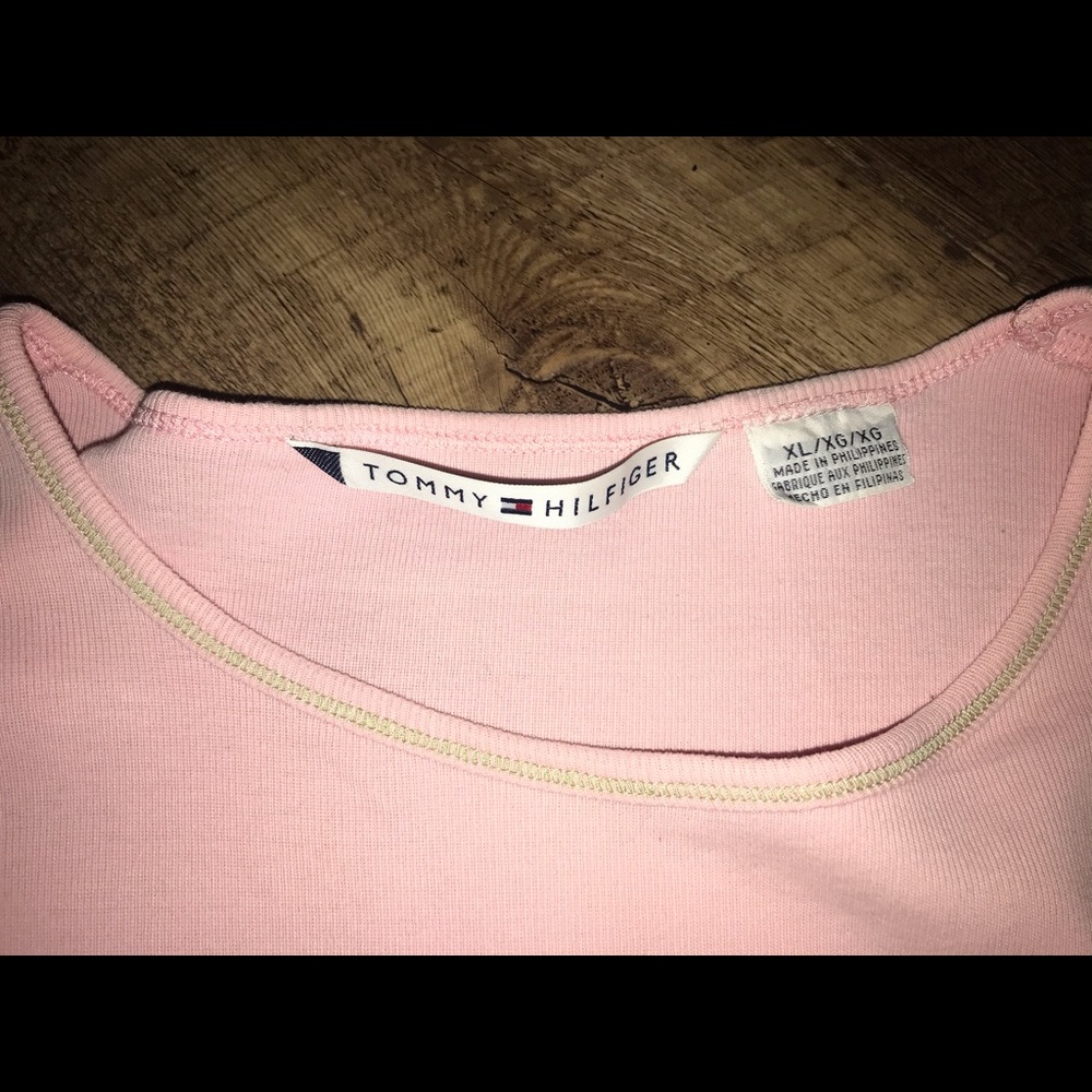 Nice light pink Tommy Hilfiger top. - Picture 2 of 3